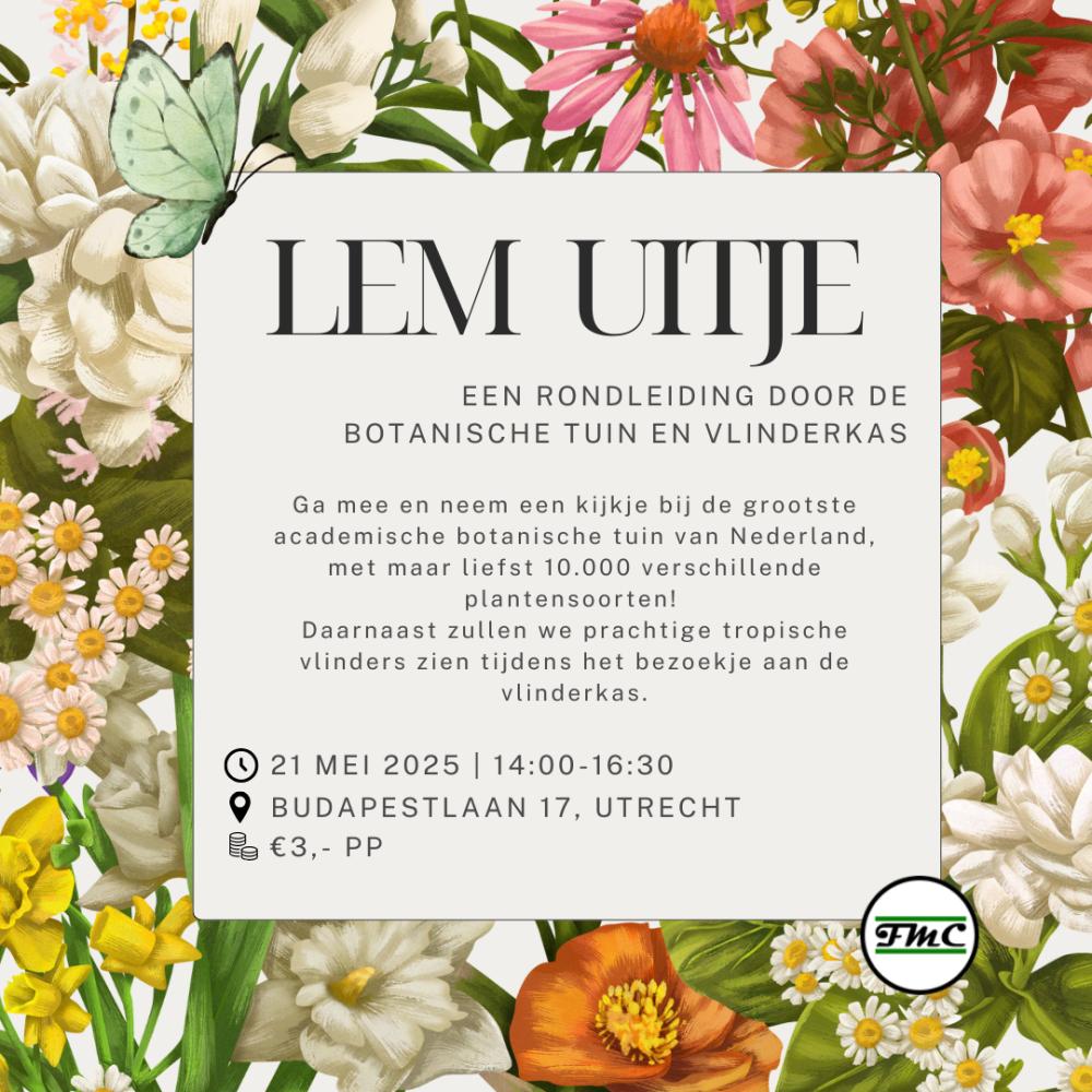 LEM uitje botanische tuin en vlinderkas